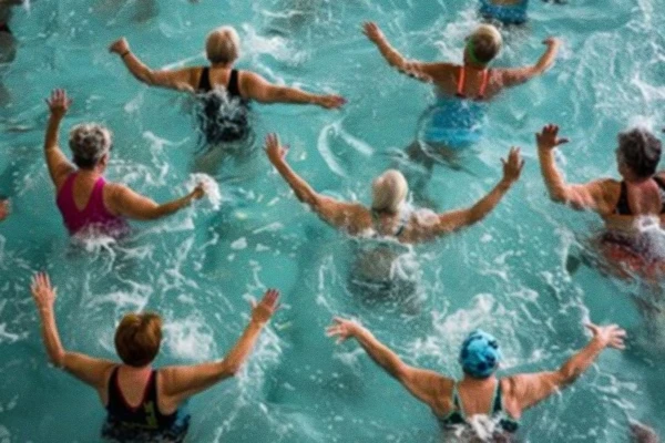 Fisioterapia aquática para idosos